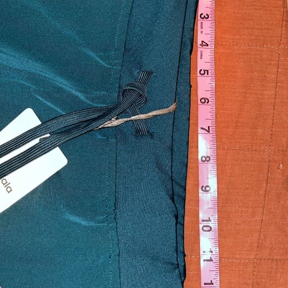 NWT Mandala Womens Caribbean Blue High Waist Jogger Scrub Pants XXS Petite - Picture 6 of 11